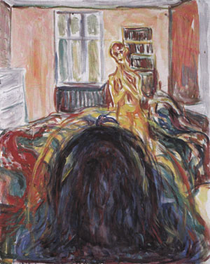 Edvard Munch, La Vision perturbée, 1930, huile sur toile, 80 x 64 cm, (C.) Musée Munch