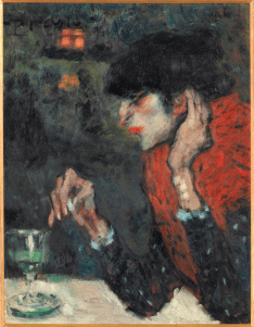 Pablo Picasso, La buveuse d'absinthe, 1901